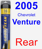 Rear Wiper Blade for 2005 Chevrolet Venture - Assurance