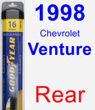 Rear Wiper Blade for 1998 Chevrolet Venture - Assurance