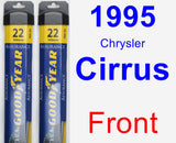 Front Wiper Blade Pack for 1995 Chrysler Cirrus - Assurance