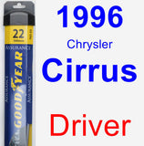 Driver Wiper Blade for 1996 Chrysler Cirrus - Assurance