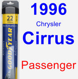 Passenger Wiper Blade for 1996 Chrysler Cirrus - Assurance