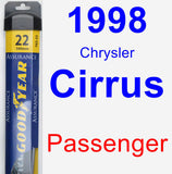 Passenger Wiper Blade for 1998 Chrysler Cirrus - Assurance