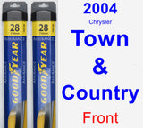 Front Wiper Blade Pack for 2004 Chrysler Town & Country - Assurance