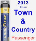 Passenger Wiper Blade for 2013 Chrysler Town & Country - Assurance