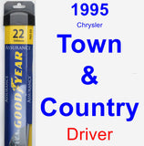 Driver Wiper Blade for 1995 Chrysler Town & Country - Assurance