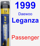 Passenger Wiper Blade for 1999 Daewoo Leganza - Assurance