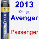 Passenger Wiper Blade for 2013 Dodge Avenger - Assurance