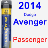 Passenger Wiper Blade for 2014 Dodge Avenger - Assurance