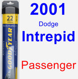 Passenger Wiper Blade for 2001 Dodge Intrepid - Assurance