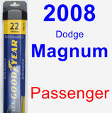 Passenger Wiper Blade for 2008 Dodge Magnum - Assurance