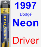 Driver Wiper Blade for 1997 Dodge Neon - Assurance