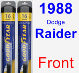 Front Wiper Blade Pack for 1988 Dodge Raider - Assurance