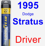 Driver Wiper Blade for 1995 Dodge Stratus - Assurance