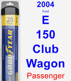 Passenger Wiper Blade for 2004 Ford E-150 Club Wagon - Assurance