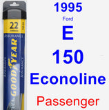 Passenger Wiper Blade for 1995 Ford E-150 Econoline - Assurance