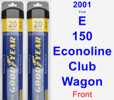 Front Wiper Blade Pack for 2001 Ford E-150 Econoline Club Wagon - Assurance