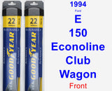 Front Wiper Blade Pack for 1994 Ford E-150 Econoline Club Wagon - Assurance