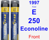 Front Wiper Blade Pack for 1997 Ford E-250 Econoline - Assurance