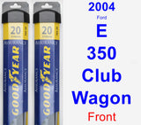 Front Wiper Blade Pack for 2004 Ford E-350 Club Wagon - Assurance