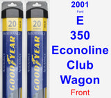 Front Wiper Blade Pack for 2001 Ford E-350 Econoline Club Wagon - Assurance