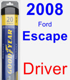 Driver Wiper Blade for 2008 Ford Escape - Assurance