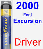 Driver Wiper Blade for 2000 Ford Excursion - Assurance