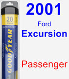 Passenger Wiper Blade for 2001 Ford Excursion - Assurance