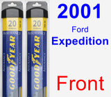 Front Wiper Blade Pack for 2001 Ford Expedition - Assurance