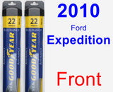 Front Wiper Blade Pack for 2010 Ford Expedition - Assurance