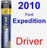 Driver Wiper Blade for 2010 Ford Expedition - Assurance