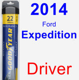 Driver Wiper Blade for 2014 Ford Expedition - Assurance