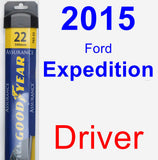 Driver Wiper Blade for 2015 Ford Expedition - Assurance