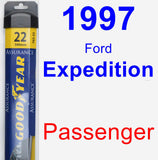 Passenger Wiper Blade for 1997 Ford Expedition - Assurance