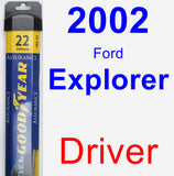 Driver Wiper Blade for 2002 Ford Explorer - Assurance