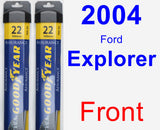 Front Wiper Blade Pack for 2004 Ford Explorer - Assurance