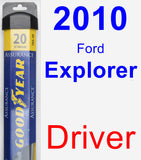 Driver Wiper Blade for 2010 Ford Explorer - Assurance