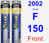 Front Wiper Blade Pack for 2002 Ford F-150 - Assurance