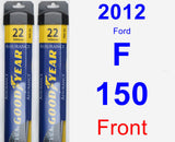 Front Wiper Blade Pack for 2012 Ford F-150 - Assurance