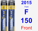 Front Wiper Blade Pack for 2015 Ford F-150 - Assurance