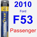 Passenger Wiper Blade for 2010 Ford F53 - Assurance