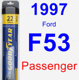 Passenger Wiper Blade for 1997 Ford F53 - Assurance