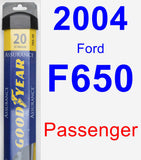 Passenger Wiper Blade for 2004 Ford F650 - Assurance