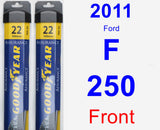 Front Wiper Blade Pack for 2011 Ford F-250 - Assurance