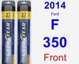 Front Wiper Blade Pack for 2014 Ford F-350 - Assurance