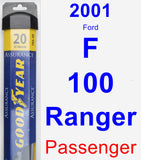 Passenger Wiper Blade for 2001 Ford F-100 Ranger - Assurance