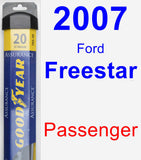 Passenger Wiper Blade for 2007 Ford Freestar - Assurance