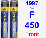 Front Wiper Blade Pack for 1997 Ford F-450 - Assurance