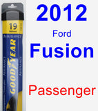 Passenger Wiper Blade for 2012 Ford Fusion - Assurance