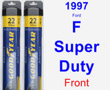 Front Wiper Blade Pack for 1997 Ford F Super Duty - Assurance