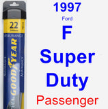 Passenger Wiper Blade for 1997 Ford F Super Duty - Assurance